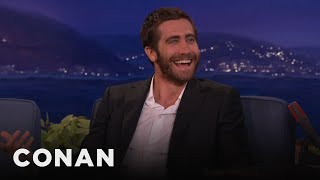 Jake Gyllenhaal Cried Watching Bears On An Airplane | CONAN on TBS