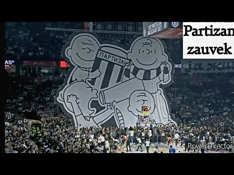 POCETAK UTAKMICE PARTIZAN - MAKABI 3.1.2025. KOREOGRAFIJA I HIMNA!!!