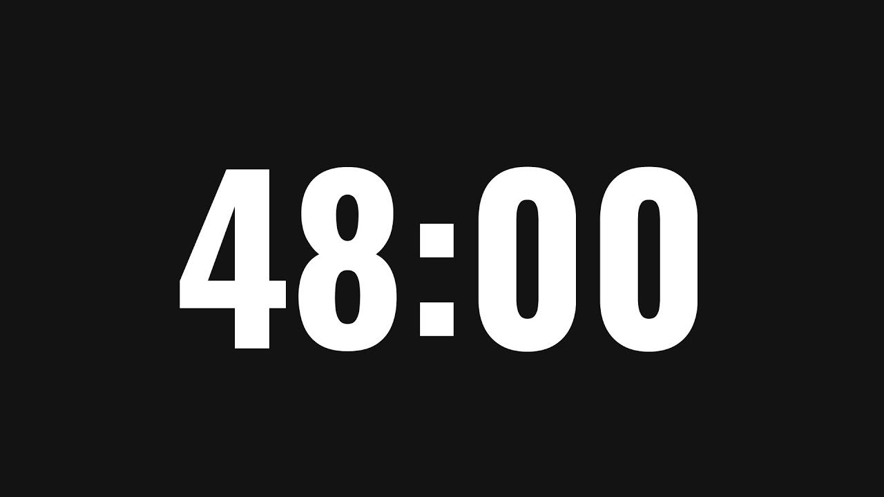 48 Minute Timer