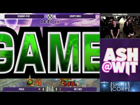 Pooch (Samus, Sheik) vs WIT | ORLY (Captain Falcon) - ASH@WIT #130 Project M Loser's Finals