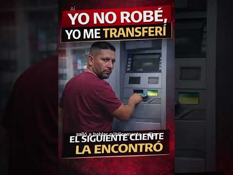 Yo no robé, me transferí