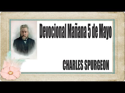 Devocional/Charles Spurgeon/Mañana 5 de Mayo "Yo seré su Dios,.2 Corintios 6:16