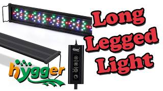 Hygger Simple LED Light | No risers needed! | Unbox and setup.