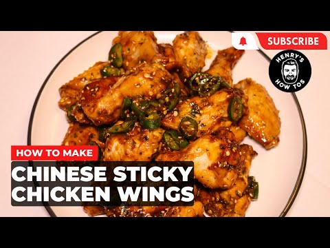 How To Make Chinese Sticky Chicken Wings | Ep 576