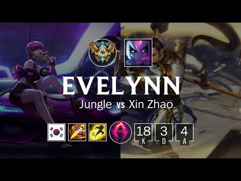 Evelynn Jungle vs Xin Zhao - KR Grand Master Patch 8.24