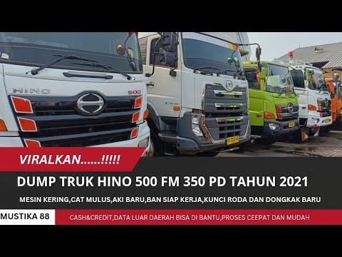 DUMP TRUK SPEK TAMBANG HINO FM 350 PD TAHUN 2021