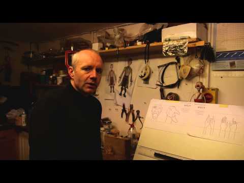 How to make a carved wooden hand puppet