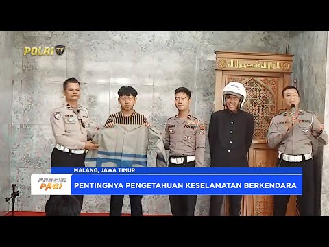 UNIT KAMSEL SATLANTAS POLRES MALANG SOSIALIASI KESELAMATAN BERKENDARA