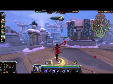 Quadra Kill At 6 Minutes!!! - A-Z Jungle (Thanatos) - Smite