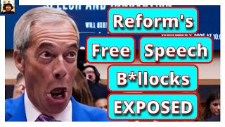 TOXIC Reform UK Free Speech OBSESSION Really Beautifully EXPOSED