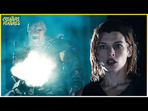 Nemesis Ambushes Alice | Resident Evil: Apocalypse | Creature Features