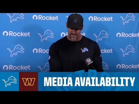 Dan Campbell postgame media availability | 2025 NFL Regular Season Week 10: Lions at Commanders