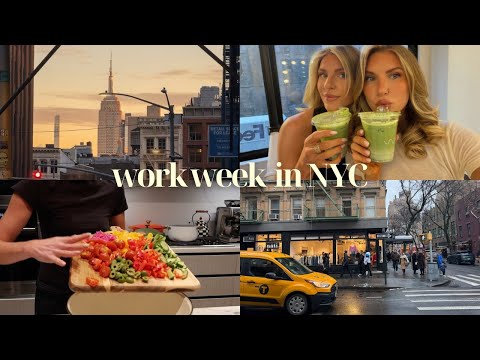 work week in our life in nyc | easy homemade meals, morning workouts, seeing friends & more