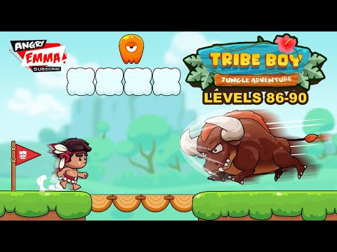 Tribe Boy: Jungle Adventure - Levels 86-90 + BOSS + Bonus - YouTube