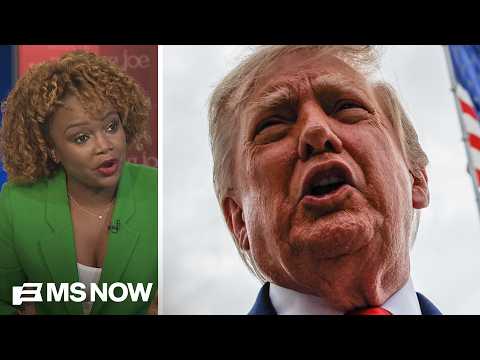 'TIRED of the Trump show': Karine Jean-Pierre says voters are 'TURNING THEIR BACKS' on Trump