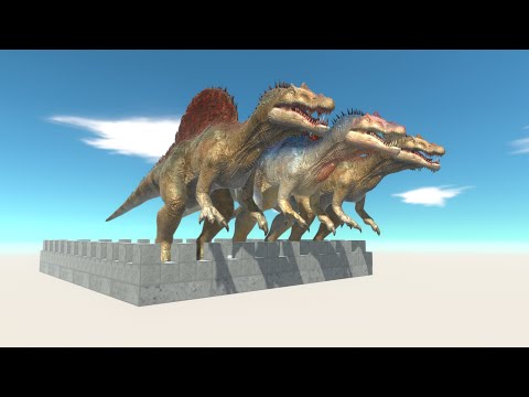 SKY ARENA ALL 3 SPINOSAURUS vs EVERY UNIT - Animal Revolt Battle Simulator