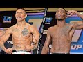 MIGUEL BERCHELT JACKED FULL WEIGH IN VS JEREMIA NAKATHILA! BOTH MAKE WEIGHT & FACE OFF!