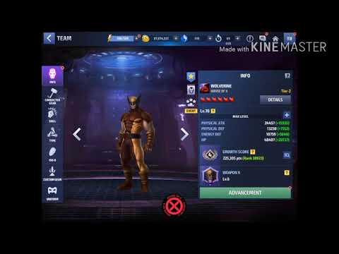 Marvel future fight wolverine T3  Advancement