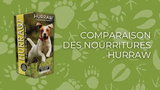 Nourriture Hurraw pour chien, crue et déshydraté