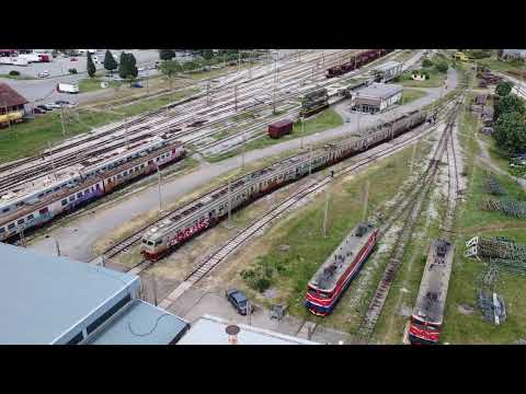 Montenegro Train Route Aerial Tour | Breathtaking Railway Drone Footage Around Podgorica