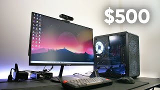 Build THIS gaming setup for under $500! | Setup Accessories