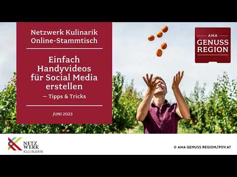 10. Netzwerk Kulinarik Online-Stammtisch