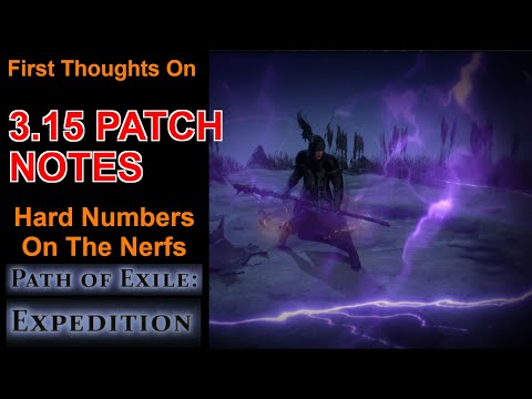 My Thoughts On The 3.15 Patch Notes
