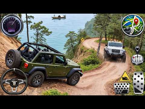 4x4 Offroad Jeep Driving Simulator 3D - Drive SUV 4x4 jeep Offroad Game - Android GamePlay