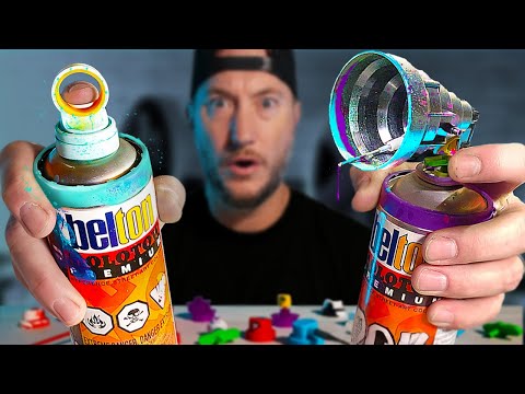 Testing More Of The World's Most INSANE Spray Paint Caps