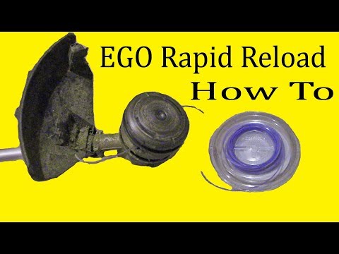 How To Load The EGO Rapid Reload Trimmer Head