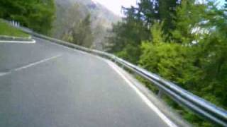 preview picture of video 'GR88 Oneta BG to Passo di Zambla Honda SLR 650'