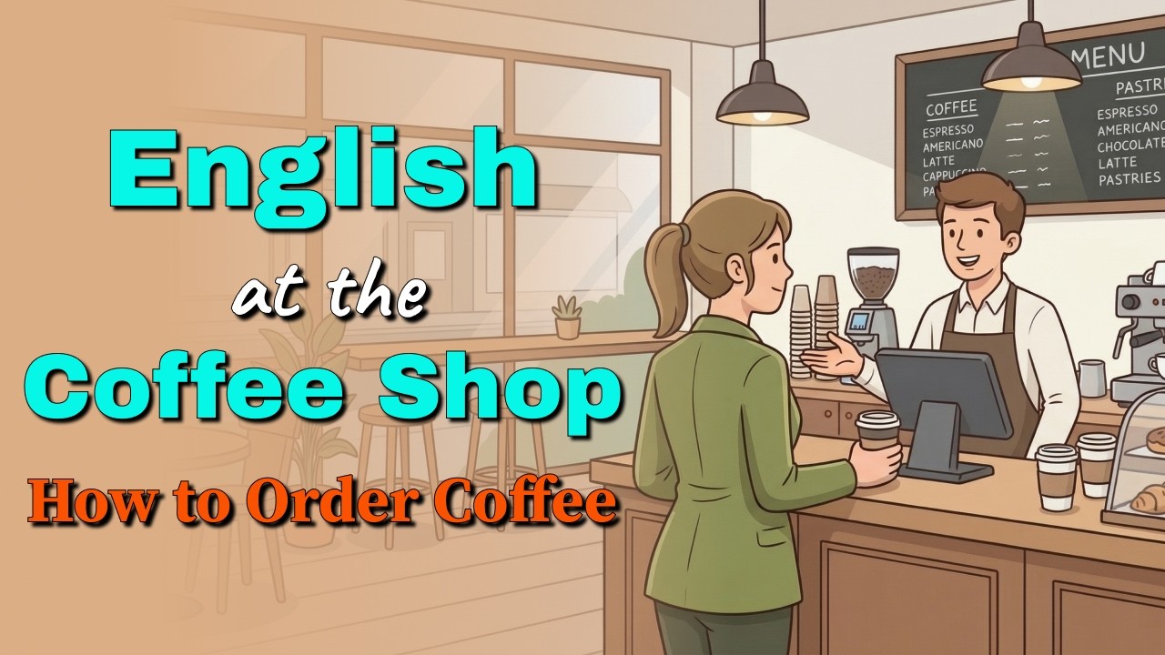English at the Coffee Shop | How to order Coffee in English for Beginners | Easy English Podcast
