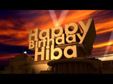 Happy Birthday Hiba