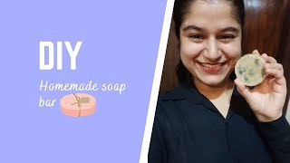 DIY HOMEMADE SOAP BAR WITHOUT SOAP BASE | 100% NATURAL |