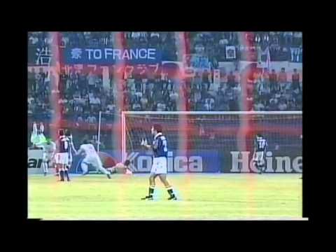 Japan 3 Iran 2 WCQ 1997 日本対イラン