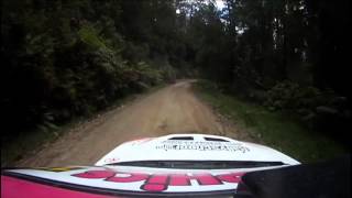 preview picture of video 'SS2 Onboard - Adam Casmiri / Sam Hill - Mitsubishi Lancer Evo VI - 2012 Rally Victoria'