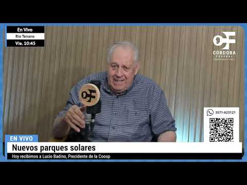 Río Tercero inaugura su primer parque solar y avanza en nuevas obras energéticas