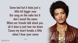 Video thumbnail of "When I Was Your Man - Bruno Mars (Lyrics)"