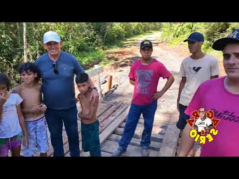 MARCELO MOURA ,AYRES SCORSATTO E OS MORADORES NA PONTE DE JUQUITIBA E ITANHAÉM.