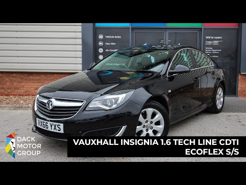 2016 VAUXHALL INSIGNIA 1.6 TECH LINE CDTI ECOFLEX S/S