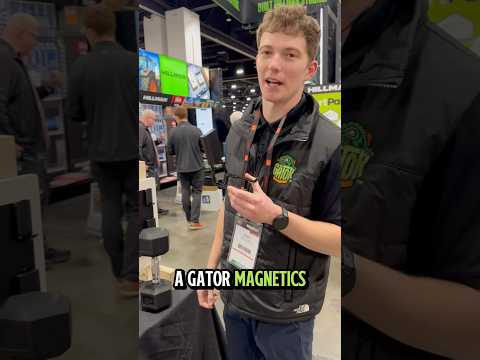 Video: Gator Magnetics Trade Show Demo of 45 lb Capacity Magnetic Hooks video thumbnail