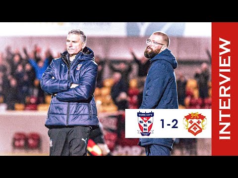 💬 "We've got to be a hell of a lot better" | John Askey Post-Match | York City 1-2 Kettering Town