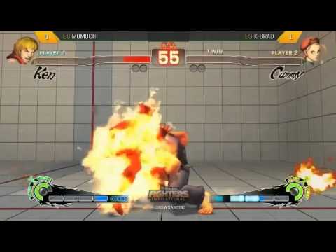 Momochi (Ken) vs K Brad (Cammy) - SXSW Gaming - #USF4