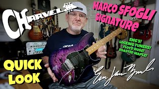 Video thumbnail for Charvel Marco Sfogli Signature Quick Look by Eric Jason Brock