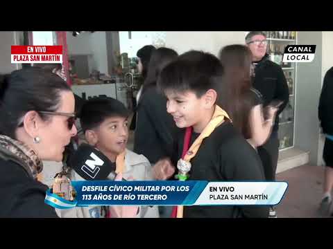 Desfile Cívico por los 113 años de Río Tercero