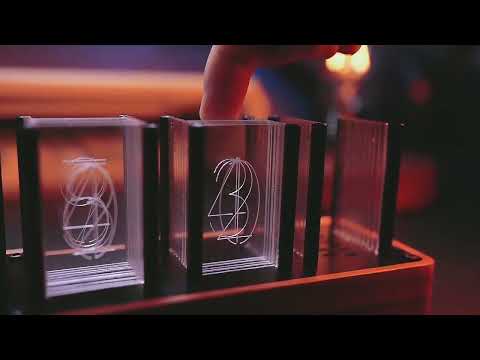 Desk Clock USB Digital Alarm Clock Nixie Tube Clock for Gift Desk Home Decor PP Finished 5 Tubes