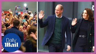 Prince William and Kate Middleton cheered after bitter Prince Harry 'Spare' book