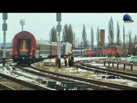 GM 64-1363-2 & Jimmy Tricolor 64-0990-3 & LDE2100 609 014-9 in Oradea Est Triaj - 17 January 2019