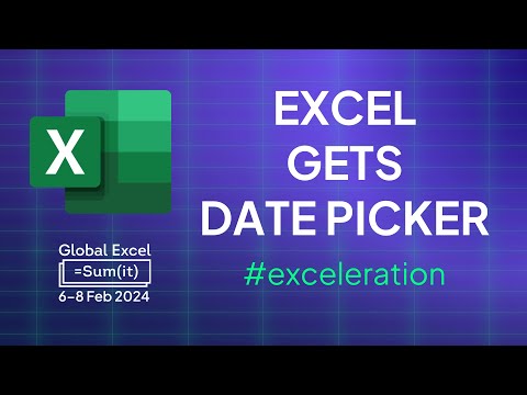 Excel finally gets a date picker!