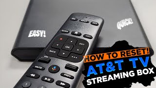 How to hard reset AT&T TV streaming box